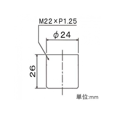 水生活製作所 節水アダプター M22×P1.25 黄銅、EPDM・POM樹脂製  SV-AD225 画像3