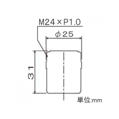 水生活製作所 節水アダプター M24×P1.0 黄銅、EPDM・POM樹脂製  SV-AD410 画像3