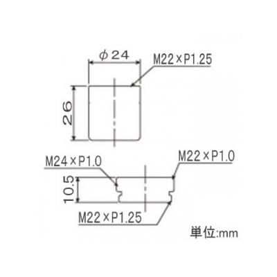 水生活製作所 節水アダプターセット 黒パッキン×1・白パッキン×2付き 黄銅、EPDM・POM樹脂製  SV-AD-FS 画像2