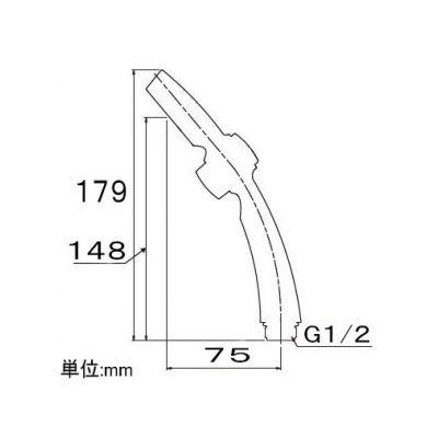 水生活製作所 ピタッと節水シャワー シャワーヘッドアダプター2点付 ABS・POM樹脂・EPDM・SUS製  SH214 画像3