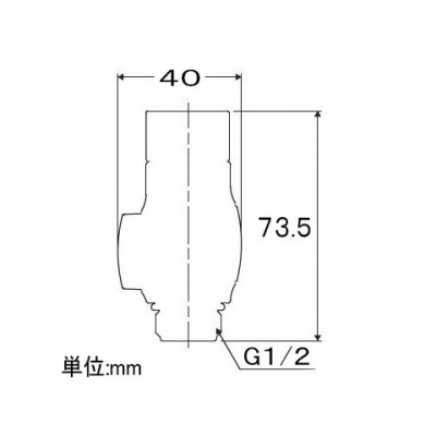 水生活製作所 ストップアダプター G1/2 ABS・POM樹脂・EPDM製  SH214-AD 画像3