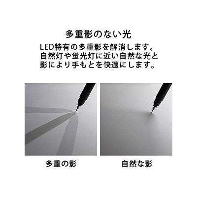 山田照明 LEDスタンドライト クランプ式 白熱灯80W相当 調光機能付 ホワイト 《Zライト》  Z-1000W 画像3