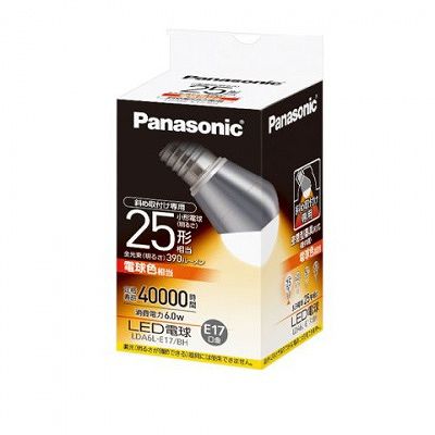 パナソニック LED電球6.0W電球色 LDA6LE17BH