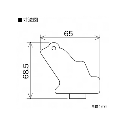 KVK(ケーブイケー) ガーデニング水栓用ハンドルセット 研磨・メッキ無 インサート金具・締付ビス(レンチ付)入り カエルハンドル  PZ130B 画像2
