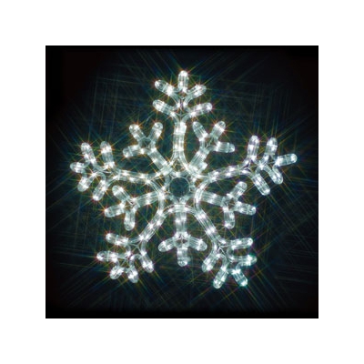 ジェフコム LEDジョイントモチーフ 雪の結晶(白/白) SJ-C103WW-JT