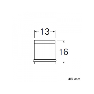 三栄水栓製作所 PC逆止弁コア 呼び:13  V821F-1-13 画像2