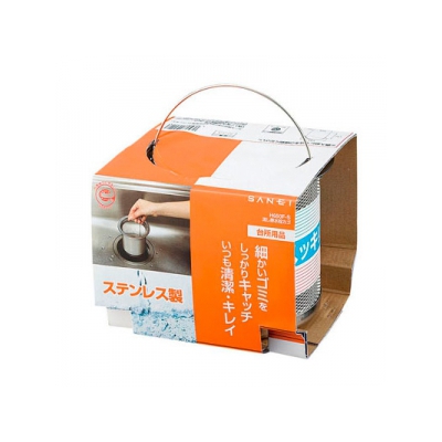 三栄水栓製作所 流し排水栓カゴ キッチン用 寸法(mm):145×110×125 ステンレス製  H650F-S 画像2