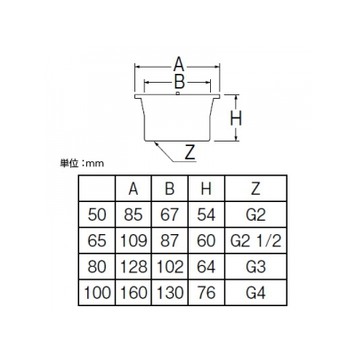 三栄水栓製作所 親子共栓 バスルーム用 呼び50(G2) ステンレス製  H221-50 画像3