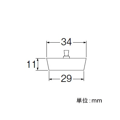 三栄水栓製作所 洗面用クサリ付ゴム栓 洗面所用 ヒートン付 クサリ長さ:240mm  PH28 画像2