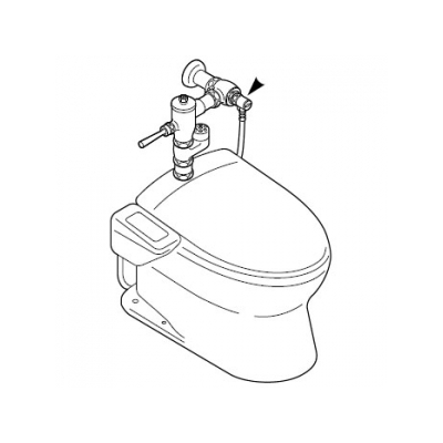三栄水栓製作所 洗浄便座取付アダプター 水栓部品 トイレ用 TOTO社製フラッシュバルブ用  B50-1 画像2