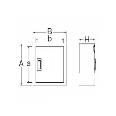 三栄水栓製作所 カギ付散水栓ボックス(壁面用) ガーデニング ヘアライン仕上 裏板付 露出タイプ 外寸:300×250×150mm  R81-2-300X250 画像2