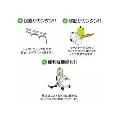 三栄水栓製作所 ミストポンプセット(タンク付) ガーデニング タンク容量:20L  ECXH171S-ZA 画像3