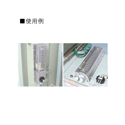 篠原電機 カバー付スペースヒーター コンパクトタイプ 200W 電源電圧110V 4点取付 SPCC製 サーモスタット付  SHCK4-1120-OH 画像3