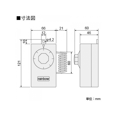 篠原電機 サーモスタット 設定温度0～50度 AC専用品  ITS-050L 画像2