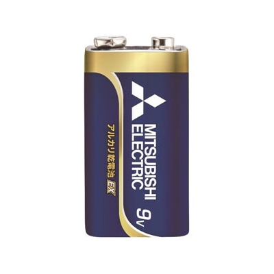 三菱 アルカリ乾電池 長持ちハイパワー EXシリーズ 9V形 1本パック  6LF22EXD/1S