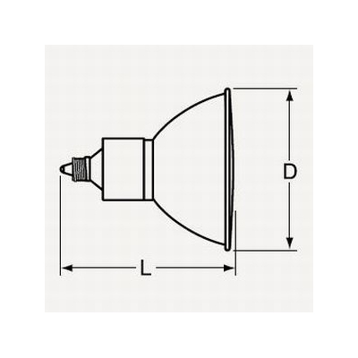 ウシオ ★UVカット仕様 ダイクロイックミラー付きハロゲンランプ JDRφ70 110V 100W形 中角 E11口金  JDR110V57WLM/K7UV-H 画像3