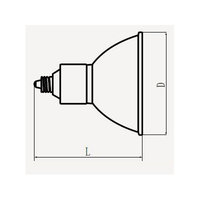 ウシオライティング ★ハロゲンランプ JRφ70 12V 75W形 狭角 EZ10口金  JR12V50WLN/K7/EZ-H 画像2