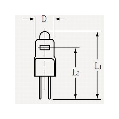 ウシオライティング ★ミニハロゲンランプ 12V 20W G4口金  JC12V20WG4 画像2