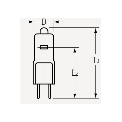 ウシオライティング ★ミニハロゲンランプ 12V 50W GY6.35口金  JC12V50WG/1.25 画像2