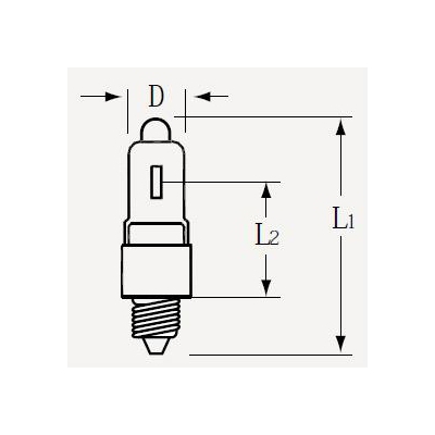 ウシオライティング ★ミニハロゲンランプ 12V 50W EZ10口金  JC12V50WA/EZ/S 画像2