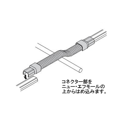 マサル工業 フレキジョイント 0号 チョコ 《ニュー・エフモール付属品》  SFMFJ09 画像4