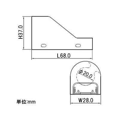 マサル工業 接続コンビネーションコネクター A型 ホワイト 《メタルモール付属品》  A1212 画像2