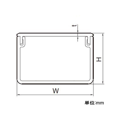 マサル工業 エムケーダクト 0号 1m グレー  MD01L10 画像2