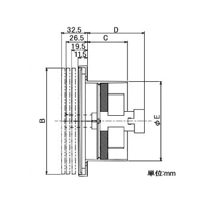 バクマ工業 樹脂製プッシュ式レジスター 空気清浄フィルター付 自然給気用 操作部着脱式 壁面・天井面取付兼用型  REPD-100JF 画像3