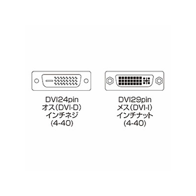 サンワサプライ DVIディスプレイ用延長ケーブル デュアルリンクモード対応 2m ホワイト  KC-DVI-DLEN2K 画像2