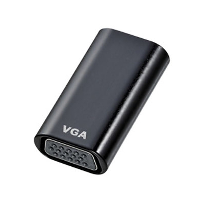 サンワサプライ HDMI-VGA変換アダプタ HDMIAメス-VGAメス ブラック  AD-HD13VGA 画像2