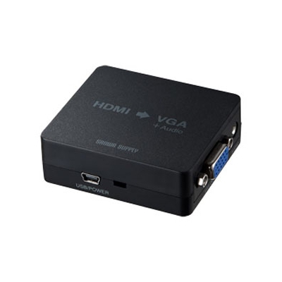 サンワサプライ HDMI信号VGA変換コンバーター 給電用USBケーブル付  VGA-CVHD1