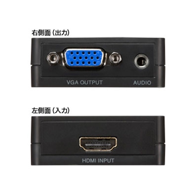 サンワサプライ HDMI信号VGA変換コンバーター 給電用USBケーブル付  VGA-CVHD1 画像3