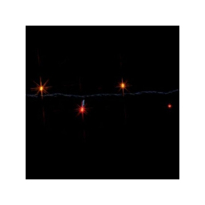 ジェフコム 【屋外用】LEDルミネーション(連結タイプ) LEDストリング 長さ2.5m 赤×黄 SJ-E05-25RY