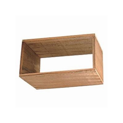 三菱 木枠 組立式 壁埋込角穴取付専用 ネジ付属 材質:ラワン材 W-1502