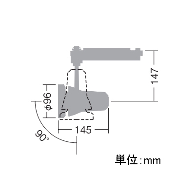 DAIKO LEDスポットライト 生鮮食品用22W COBタイプ φ50 12Vダイクロハロゲン85W形60W相当 非調光タイプ 配光角40° 惣菜用3000K ホワイト  LZS-91514YW 画像2