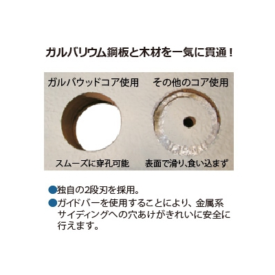 BOSCH ガルバウッドコアカッター 回転専用 刃先径φ35mm 《ポリクリックシステム》  PGW-035C 画像3