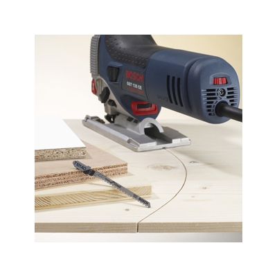BOSCH ジグソーブレード 切断材料:木材、合板1.5～15mm、プラスチック～20mm clean for Wood 5本入り 有効長56mm  T-101AO 画像2