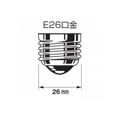 パナソニック 街灯用電球 E26口金 65ミリ径 100形 クリア  G100W/D 画像3