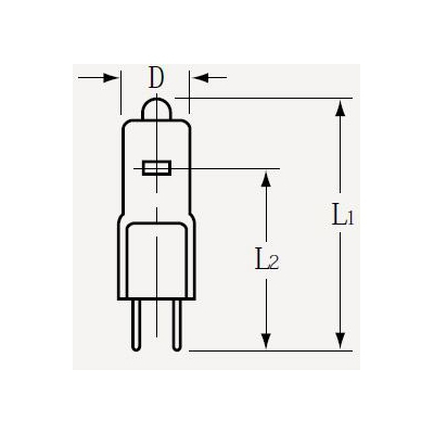 ウシオライティング ★ミニハロゲンランプ 12V 50W G6.35口金  JC12V50WG/1.0 画像2
