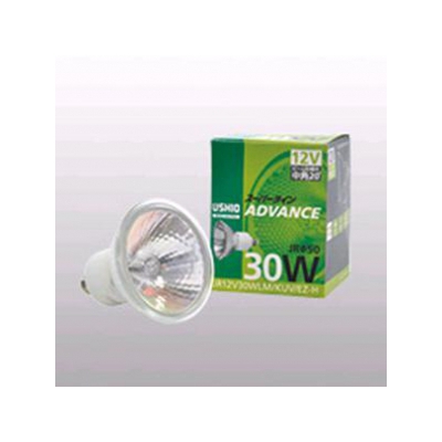 ウシオライティング ★ハロゲンランプ スーパーライン ADVANCE JRφ50 (省電力タイプ) 12V 30W 狭角 EZ10口金  JR12V30WLN/KUV/EZ-H