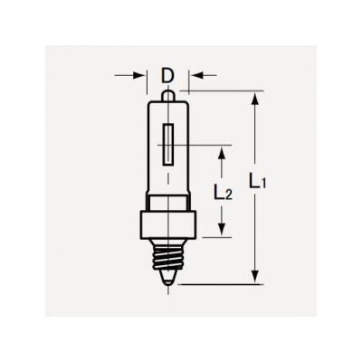 ウシオライティング ★ハロゲンランプ 商業施設用 標準タイプ 110V 150W形 E11口金  JCV100V150WGPSF 画像2