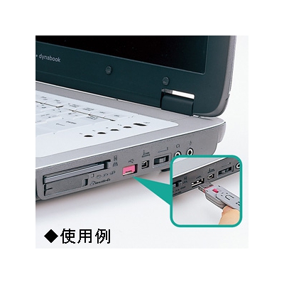 サンワサプライ USBコネクタ取付セキュリティ レッド  SL-46-R 画像2