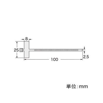 サンワサプライ マーカータイ 識別シール付 長さ100mm 12本入  CA-TM100N 画像4