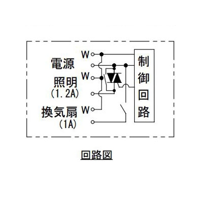 Panasonic 　WTK2604　[トイレ天井取付]熱線センサ付自動スイッチ
