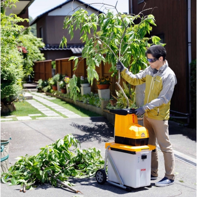 RYOBI(リョービ) ガーデンシュレッダ ギヤ式 静音タイプ 単相100V 1450W 安全機能付  GS-2020 画像3