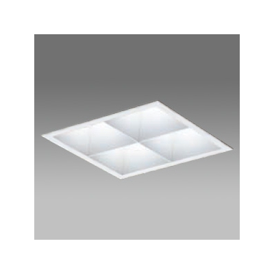 DAIKO LEDダウンライト 白色 FHT42W×2灯相当 埋込穴300 角型 配光角60度 電源別売 下面開放タイプ LZB-90986NW