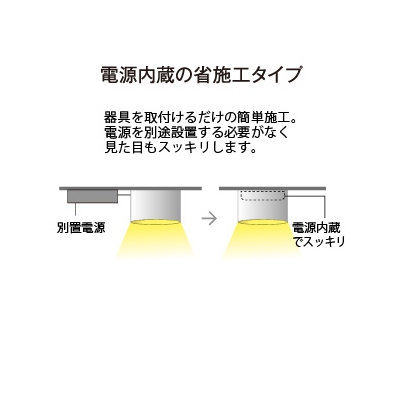 DAIKO LEDシーリングダウンライト 白色 FHT32W×2灯相当 配光角60度 AC100V/200V/242V兼用 LZ2C  LZD-91816NWE 画像2