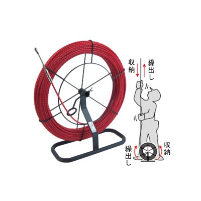 ジェフコム 呼線スタンド 適用φ6.5×50mまで スチール製  YST-414 画像2