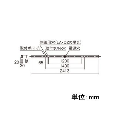 パナソニック 一体型ベースライト 器具本体のみ 《iDシリーズ》 110形 天井直付型 iスタイル  NNLK81509 画像2