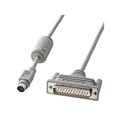 サンワサプライ RS-232Cケーブル Macintosh対応 シリアルポート用 クロス系結線 ケーブル長2m KRS-406M2K